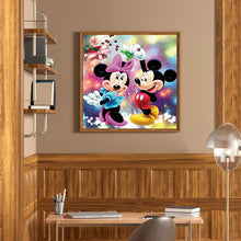 Load image into Gallery viewer, Diamond Painting - Full Round - mickey and minnie (40*40CM)