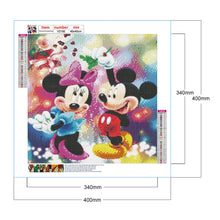 Load image into Gallery viewer, Diamond Painting - Full Round - mickey and minnie (40*40CM)