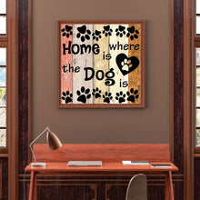 Load image into Gallery viewer, Diamond Painting - Full Round - English dog footprints (40*40CM)