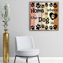 Load image into Gallery viewer, Diamond Painting - Full Round - English dog footprints (40*40CM)