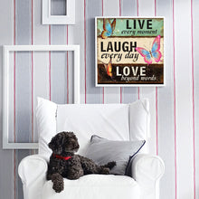 Load image into Gallery viewer, Diamond Painting - Full Round - Butterfly in English (40*40CM)