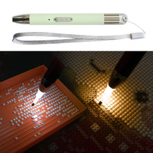 Load image into Gallery viewer, USB Recharge 5D Diamond Painting Embroidery Point Drill Pen Set (Green A)