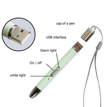 Load image into Gallery viewer, USB Recharge 5D Diamond Painting Embroidery Point Drill Pen Set (Green A)