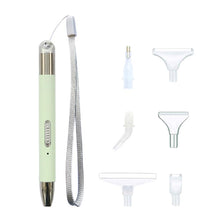Load image into Gallery viewer, USB Recharge 5D Diamond Painting Embroidery Point Drill Pen Set (Green A)
