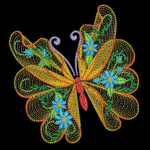 Load image into Gallery viewer, Diamond Painting - Partial Special Shaped - Butterfly (30*30CM)