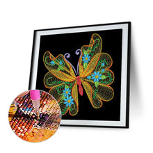 Load image into Gallery viewer, Diamond Painting - Partial Special Shaped - Butterfly (30*30CM)