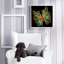 Load image into Gallery viewer, Diamond Painting - Partial Special Shaped - Butterfly (30*30CM)