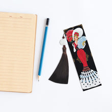 Load image into Gallery viewer, 2pcs DIY Diamond Painting Leather Bookmark Lady Mosaic Craft Handmade Art