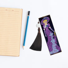 Load image into Gallery viewer, 2pcs DIY Diamond Painting Leather Bookmark Lady Mosaic Craft Handmade Art