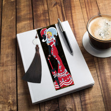 Load image into Gallery viewer, 2pcs DIY Diamond Painting Leather Bookmark Lady Mosaic Craft Handmade Art