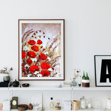 Load image into Gallery viewer, Diamond Painting - Full Round - red flowers (40*50CM)