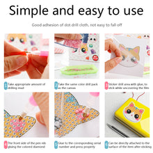 Load image into Gallery viewer, 1Set 5D Diamond Painting Stickers Kit DIY Cartoon Cup Phone Decor Kids Gifts