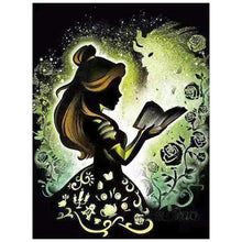 Load image into Gallery viewer, Diamond Painting - Full Square - silhouette princess (30*40CM)