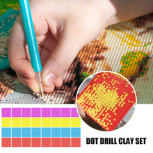 Load image into Gallery viewer, Boxed Diamond Painting Spot Drilling Clay Point Drill Pen DIY Color Clay Mud