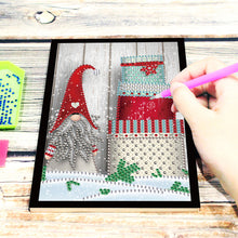 Load image into Gallery viewer, Christmas Style Partial Shaped Drill 50 Pages A5 No Stripe Diamond Painting Book