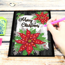 Load image into Gallery viewer, Christmas Style Partial Shaped Drill 50 Pages A5 No Stripe Diamond Painting Book