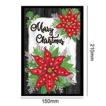 Load image into Gallery viewer, Christmas Style Partial Shaped Drill 50 Pages A5 No Stripe Diamond Painting Book