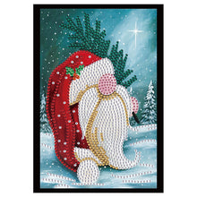 Load image into Gallery viewer, Christmas Style Partial Shaped Drill 50 Pages A5 No Stripe Diamond Painting Book