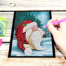 Load image into Gallery viewer, Christmas Style Partial Shaped Drill 50 Pages A5 No Stripe Diamond Painting Book