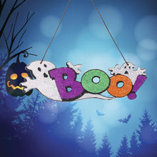 Load image into Gallery viewer, 5D Diamond Crystal Halloween Pendant Hanging DIY Drill Painting Kit (DP003)