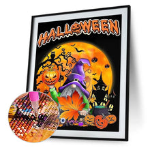 Load image into Gallery viewer, Diamond Painting - Full Round - halloween pumpkin goblins (30*40CM)