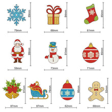 Load image into Gallery viewer, DIY Diamond Special Shape One-sided Hanging Christmas Ornament Prop (GS09)