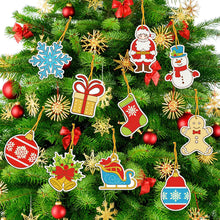 Load image into Gallery viewer, DIY Diamond Special Shape One-sided Hanging Christmas Ornament Prop (GS09)