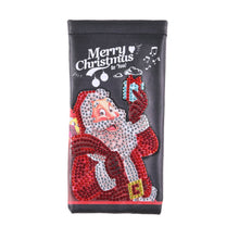 Load image into Gallery viewer, DIY Diamond Painting Glasses Storage Bags Waterproof Pouch (YD001) (Santa Claus)