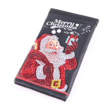 Load image into Gallery viewer, DIY Diamond Painting Glasses Storage Bags Waterproof Pouch (YD001) (Santa Claus)