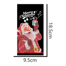 Load image into Gallery viewer, DIY Diamond Painting Glasses Storage Bags Waterproof Pouch (YD001) (Santa Claus)
