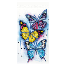 Load image into Gallery viewer, DIY Diamond Painting Glasses Storage Bags Waterproof Pouches (YD008) (Butterfly)
