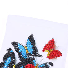 Load image into Gallery viewer, DIY Diamond Painting Glasses Storage Bags Waterproof Pouches (YD008) (Butterfly)
