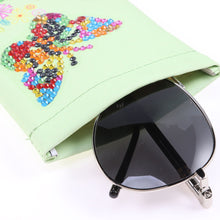 Load image into Gallery viewer, DIY Diamond Painting Glasses Storage Bags Waterproof Pouches (YD009) (Butterfly)