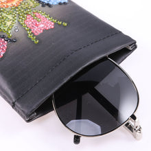 Load image into Gallery viewer, DIY Diamond Painting Glasses Storage Bags Waterproof (YD010) (Flower Butterfly)