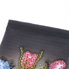 Load image into Gallery viewer, DIY Diamond Painting Glasses Storage Bags Waterproof (YD010) (Flower Butterfly)