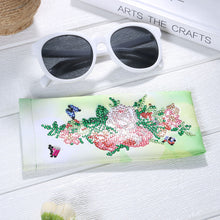 Load image into Gallery viewer, DIY Diamond Painting Glasses Storage Bags Waterproof (YD011) (Flower Butterfly)