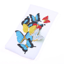 Load image into Gallery viewer, DIY Diamond Painting Glasses Storage Bags Pouches Waterproof (YD013) (Butterfly)