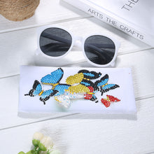Load image into Gallery viewer, DIY Diamond Painting Glasses Storage Bags Pouches Waterproof (YD013) (Butterfly)