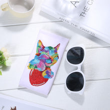 Load image into Gallery viewer, DIY Diamond Painting Glasses Storage Bags Pouches Waterproof (YD016) (Color Cat)