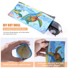 Load image into Gallery viewer, DIY Diamond Painting Glasses Storage Bags Organizer Waterproof (YD017) (Turtle)
