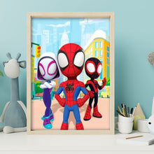 Load image into Gallery viewer, Diamond Painting - Full Round - spiderman animation (30*40CM)