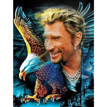 Load image into Gallery viewer, Diamond Painting - Full Round - French rock singer Johnny Halliday (30*40CM)