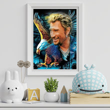 Load image into Gallery viewer, Diamond Painting - Full Round - French rock singer Johnny Halliday (30*40CM)