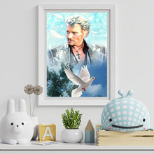 Load image into Gallery viewer, Diamond Painting - Full Round - French rock singer Johnny Halliday (30*40CM)