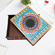 Load image into Gallery viewer, Classic Mandala Style Storage Box Cosmetics Collection with Mirror (MH202)