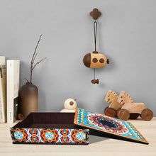 Load image into Gallery viewer, Classic Mandala Style Storage Box Fragmented Ornament Cosmetics Collection