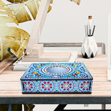 Load image into Gallery viewer, Classic Mandala Style Storage Box Cosmetics Collection with Mirror (MH203)