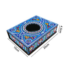 Load image into Gallery viewer, Classic Mandala Style Storage Box Cosmetics Collection with Mirror (MH203)