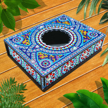 Load image into Gallery viewer, Classic Mandala Style Storage Box Cosmetics Collection with Mirror (MH203)