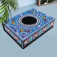 Load image into Gallery viewer, Classic Mandala Style Storage Box Cosmetics Collection with Mirror (MH203)
